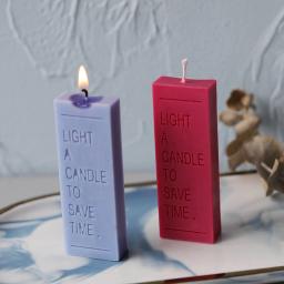 Molde de vela aromaterapia silicone linha simples resina cera derreter moldes diy artesanal natal decoração velas que fazem suprimentos - Image 3