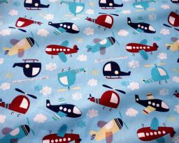 Tecido de algodão com estampa Twill para costura, 100% algodão, costura, Home Textile, Child Dress Making, Tecido macio, Veículo de engenharia, Avião, Fox - Image 6