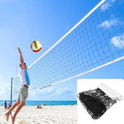 Estilo universal 9.5x1m voleibol rede de polietileno material praia voleibol net - Image 1