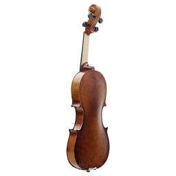Madeira maciça Natural violino acústico, Basswood violino, instrumento musical profissional com estojo, arco violino, ABS e madeira, 4/4 retro - Image 6