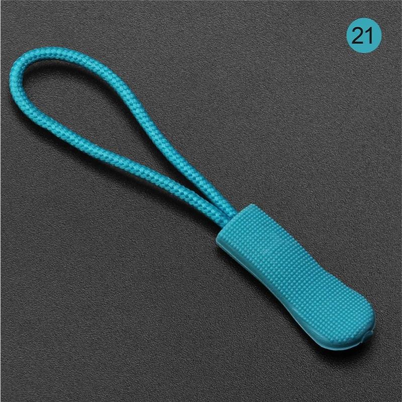 Puxador de corda de zíper 50 peças, de alta qualidade zíper puxador de zíper substituição de extremidades fecho bolsas clipe fivela acessórios de viagem - Image 1