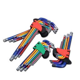 Conjunto Chave Allen para Reparação de Bicicletas, Kit Chave L, Parafuso Hexagonal, Braço Longo, 1.5mm a 10mm, Chave Sextavada, Ferramentas Manuais, 9Pcs - Image 2