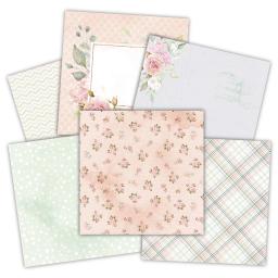 Papel de scrapbooking fresco e elegante, bloco de 24 folhas artesanal, artesanato, papel de fundo - Image 2