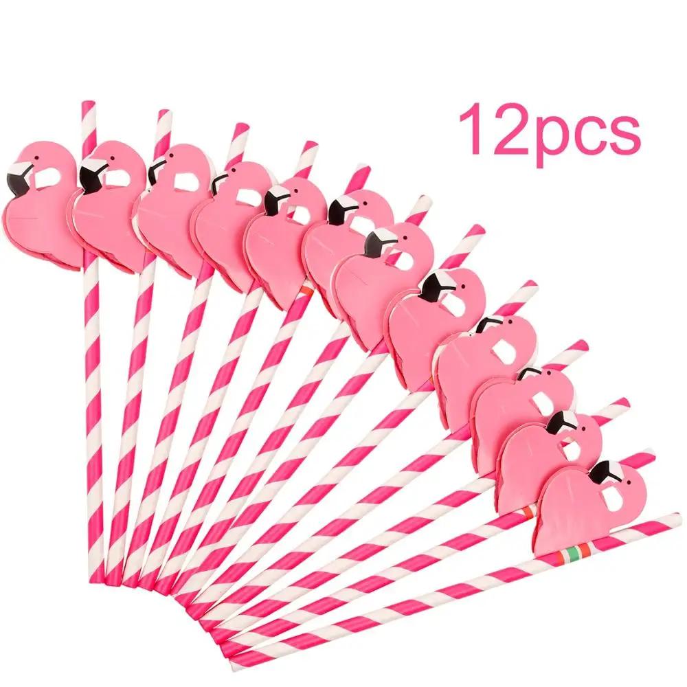 Huiran decoração de festa, flamingo rosa, havaí, verão, suprimentos para festa tropical, abacaxi, flamingo, decoração de festa de aniversário para meninas - Image 1