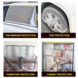 No Trace Plastic Car Spray Paint, Película de Proteção de Móveis, Capa Contra Poeira, Filme Mascarador, Papel Texturizado, Decoração de Móveis, 20 m, 55 cm, 110cm - Image 6