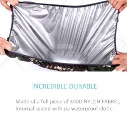 Capa de chuva Camo para mochila, impermeável, reflexiva, para acampamento ao ar livre, caminhadas, escalada, anti poeira, 20l 35l 45l 60l - Image 6