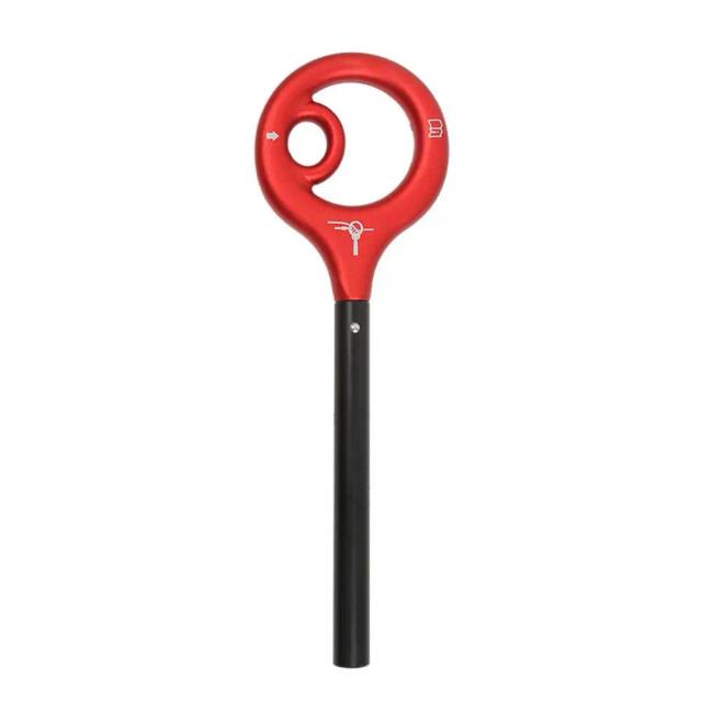 Anel de Corda em Alumínio Resistente ao Desgaste para Escalada - Ferramenta Ideal para Esportes ao Ar Livre e Aventureiros em Rocha