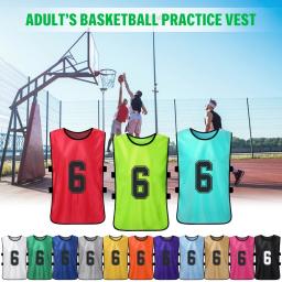 Camiseta esportiva secagem rápida, 6 peças/12 peças, para adultos e crianças, basquete, futebol, treinamento de equipe - Image 2