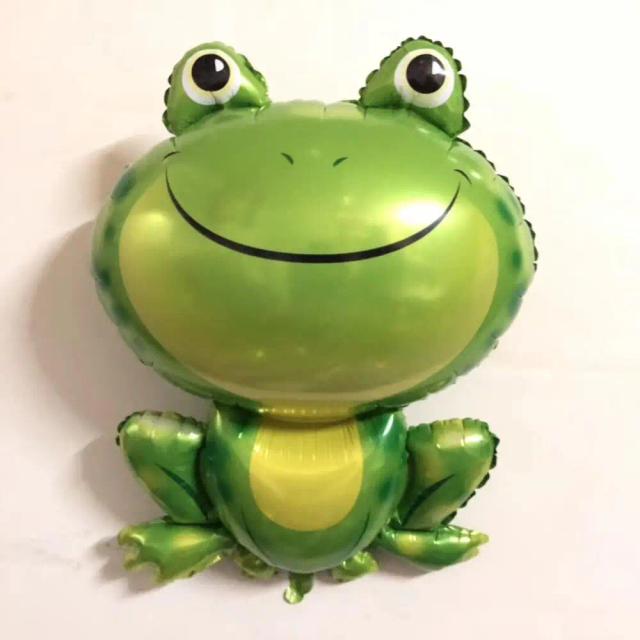 Folha Gigante do Sapo: Decoração Inflável de 91cm para Festas Infantis com Tema de Animais e Brinquedos