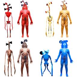 Fantasia infantil para cabeça de sirene, traje para cosplay de halloween com máscara, roupa para meninos, meninas, anime engraçado, festa de carnaval - Image 1