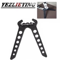 Preto Archery Bow Chute Suporte Pernas Titular Para 3D Shoot Range Alvo Caça Composto Bow Suporte Prateleira - Image 1