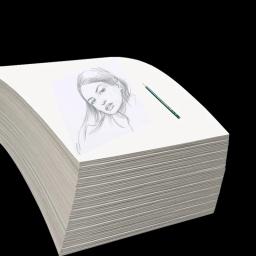 Papel de desenho frio maioria do papel da imprensa da aguarela de 100 folhas para estudantes - Image 6