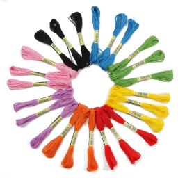Novelo de algodão para costura, peças de fios multicoloridos, para costura, lavagem de bordado, kit de costura, faça você mesmo - Image 1