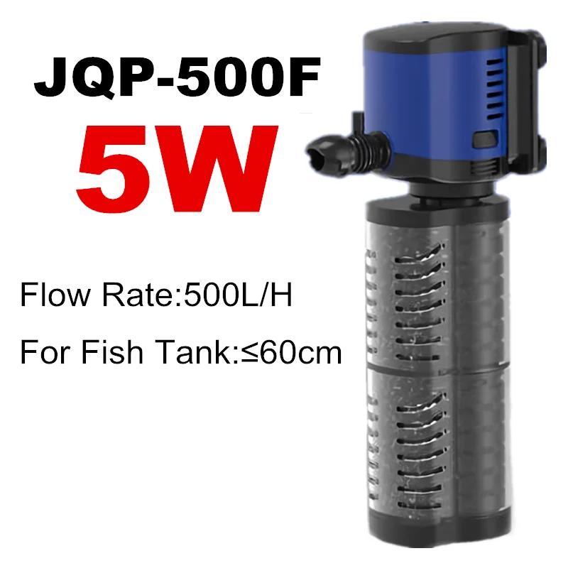 Sunsun-bomba com filtro para aquário, 3 em 1, bomba de água submersível multifuncional com filtro interno para aquário, aerador para tanque de peixes - Image 1