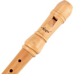 Aiersi-Flauta soprano madeira gravador com estojo rígido, 3 peça Blockflute estilo alemão ou barroco, profissional madeira de bordo - Image 2