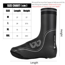 WEST BIKING Rainproof Ciclismo Sapatos Capa À Prova de Vento Impermeável Quente Das Mulheres Dos Homens Bicicleta Casacos Reflexivo Sapato Capa Protector - Image 6