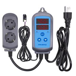 INKBIRD Pre-Wired Digital Umidade Controlador Combo Set, Umidade Stage seco e aquecimento de refrigeração controlador de temperatura, ITC-308 - Image 3