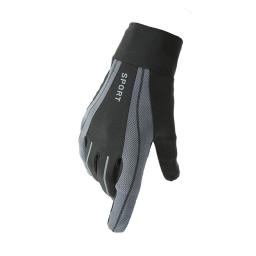 Luvas esportivas de seda de gelo para homens e mulheres, luva ao ar livre, ginásio quente, dedo inteiro, outono, primavera - Image 4