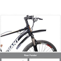 Para-lamas para bicicletas, 2 peças, montanha 26, 27.5, 29 polegadas, asas de lama, frontal e traseira, montagem rápida, 27.2-34.9mm, selim - Image 5
