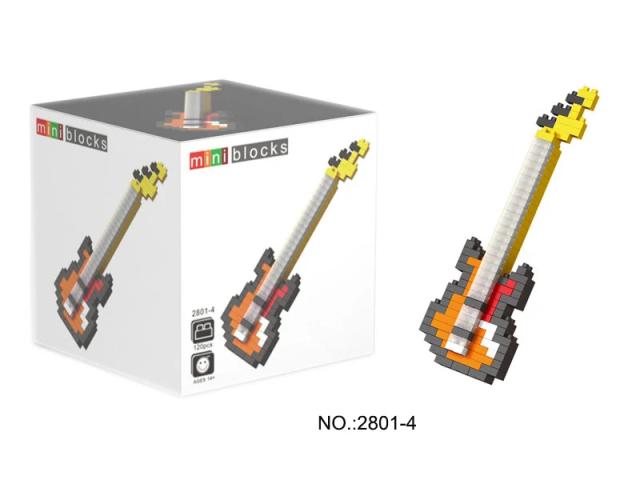 Wisehawk Mini Figura de Ação Musical em ABS - Blocos de Construção 3D DIY para Crianças