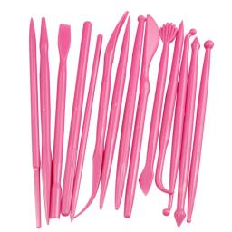 Conjunto de escultura em argila e plástico de 14 tamanhos, conjunto para decoração de bolo, ferramentas para moldar argila, brinquedos, ferramentas para modelagem de argila e polímeros - Image 1
