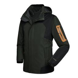 Jaqueta dois em um para acampamento, esqui quente à prova d'água para escalada e caminhadas ao ar livre, casaco esportivo de qualidade, corta-vento, inverno e outono - Image 4
