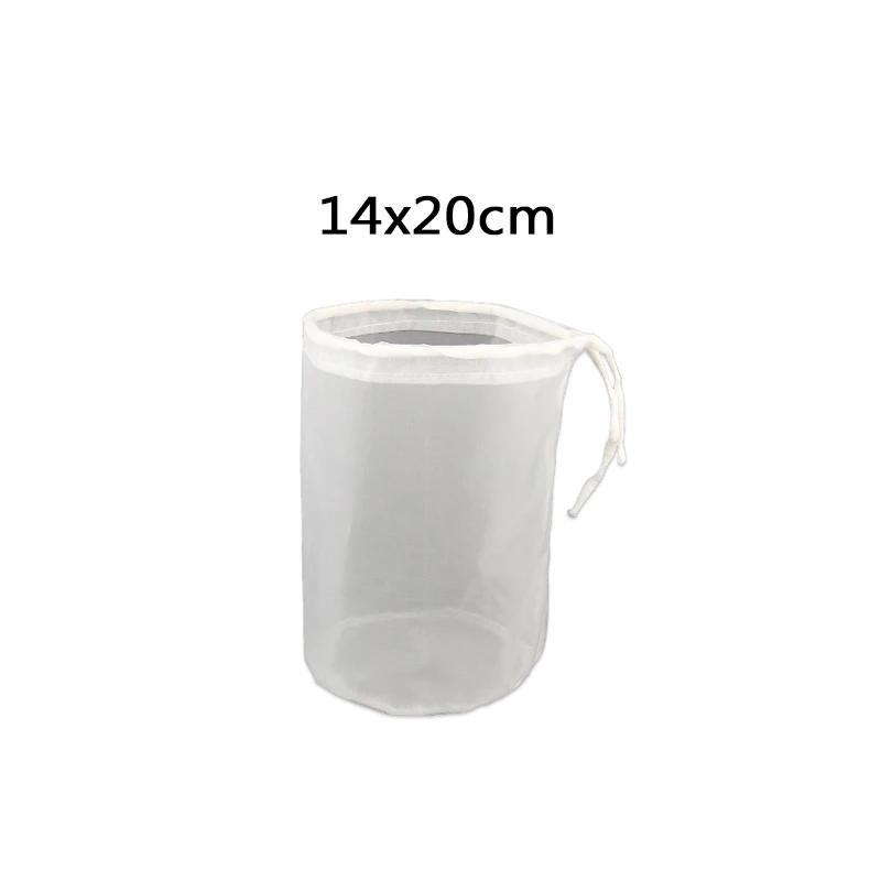 Saco De Filtro De Cerveja Para Fazer Vinho, Forma De Cilindro, Saco De Grão De Nylon, Balde De Grau Alimentar, Straining Bag, 120 Mesh - Image 1