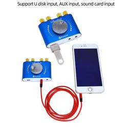 Placa de som bluetooth 5.0 aux usb tpa3116, amplificador de potência digital estéreo para home theater, classe d 2*50w - Image 3