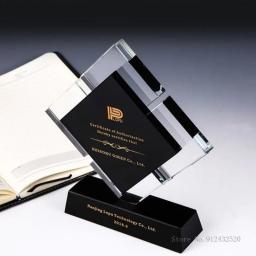 Troféu De Cristal Personalizado, Impressão A Cores Como Um Prêmio, Prêmio De Filme De Esportes, Entrega Em Uma Comemorativa, Decoração De Casa - Image 2