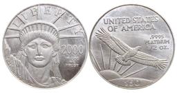 Estados unidos, 1997, 1998, 1999, 2000, 2001, 2002, 2003, 2004, liberty, us $50, metade de prata, moedas comemorativas, cópia - Image 4