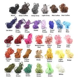 Micro-Fibra de couro liso Lace Beading Thread, Faux Suede Cord, Veludo Cordas, Beading Suprimentos, 3mm, 5m - Image 4