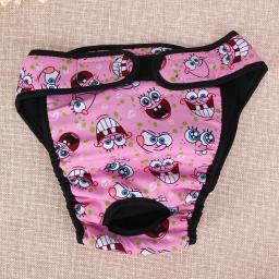 Grande fralda do cão calças fisiológicas sanitárias lavável feminino roupa interior do cão animais de estimação cães suprimentos - Image 5