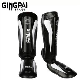 Caneleiras de boxe proteção de alta qualidade, mma em instep, kickboxing pad, muaythai, treinamento, protetores de perna - Image 1