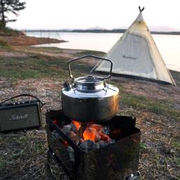 Fire Maple-Stainless Steel Teapot para Mochila, Chaleira de Camping, Bushcraft Gear, Outdoor Durável, Alta Qualidade, S304, 1L, 295g - Image 5