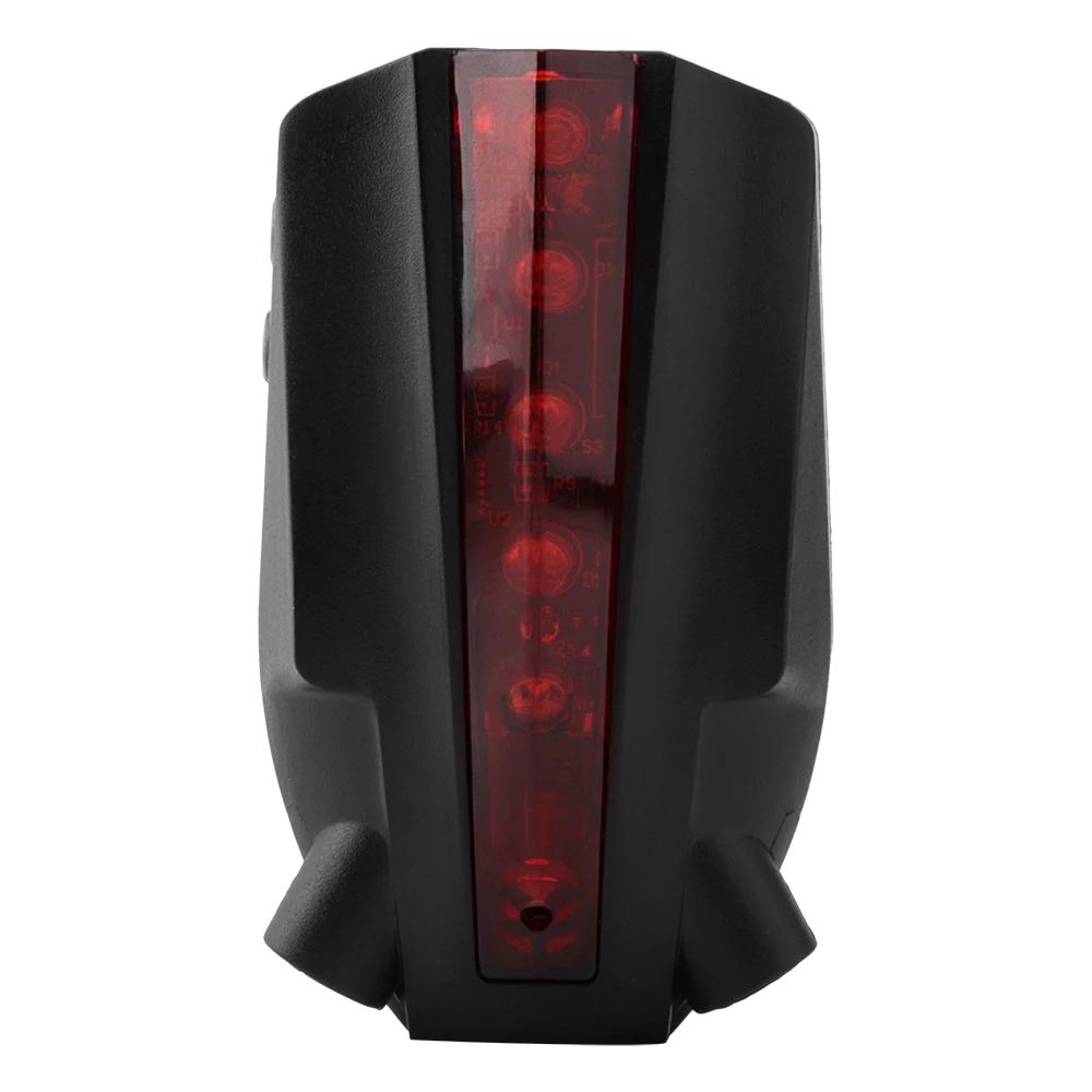 Boruit-levou luz traseira para mountain bike, luz de segurança, aviso, lâmpada vermelha, noite equitação acessórios - Image 1