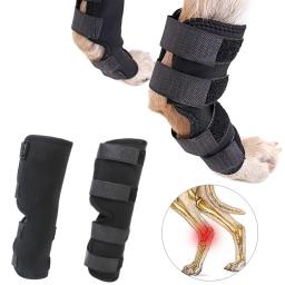 Ataduras para cães de estimação, correias de proteção para os joelhos, perna de cachorro, bandagem para articulações, cão, suprimentos médicos, acessórios para cães, 1 conjunto - Image 1