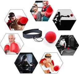 Reflex Speed Punch Ball para Boxe, Mão Eye Training Set, Rising Reaction Force, MMA Sanda, Boxing Stress, Muay Thai Exercício - Image 5