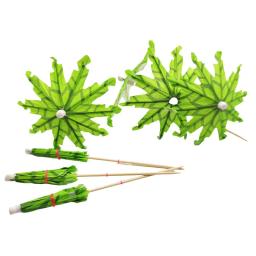 Guarda-chuva de papel para festa de aniversário, coco, guarda-chuva de melancia, guarda-sóis de coquetel, frutas, bolo Topper, DIY Home Supplies, 20 pcs, 50pcs - Image 2