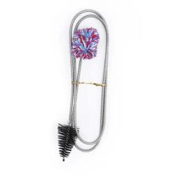 90cm furo cobra escova trompete bocal mais limpo tamanho pequeno para cornets saxofone instrumento ferramentas de limpeza e cuidados - Image 1