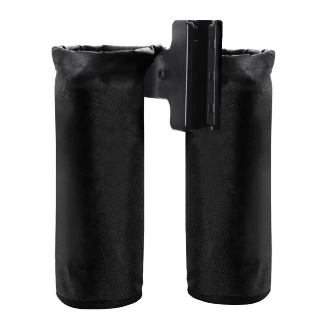 Suporte de Baqueta para Tambor com Braçadeira e Saco de Armazenamento para até 16 Pares de Baquetas