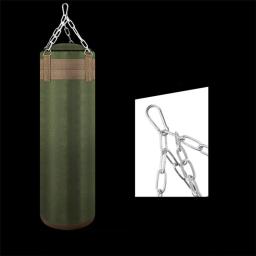 Canvas Kick Boxing Saco de Perfuração, Bolsa de Areia para Adultos, MMA Muay Thai Taekwondo, Esporte Fitness Training, Equipamento para exercícios, Verde, 120cm - Image 3