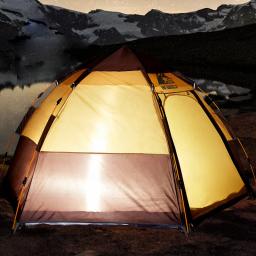 Barraca de acampamento exterior da família wateroproof da dupla camada de wolface tendas automáticas 5-8 pessoas portátil respirável do curso caminhadas tenda - Image 3
