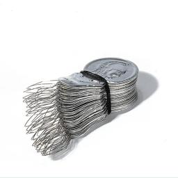 50 Pçs/lote Arco Fio Agulha Threader Máquina do Ponto de Mão Ferramenta de Inserção Para Máquinas de Costura De Mão Ferramenta de Rosca Sliver Líder - Image 1