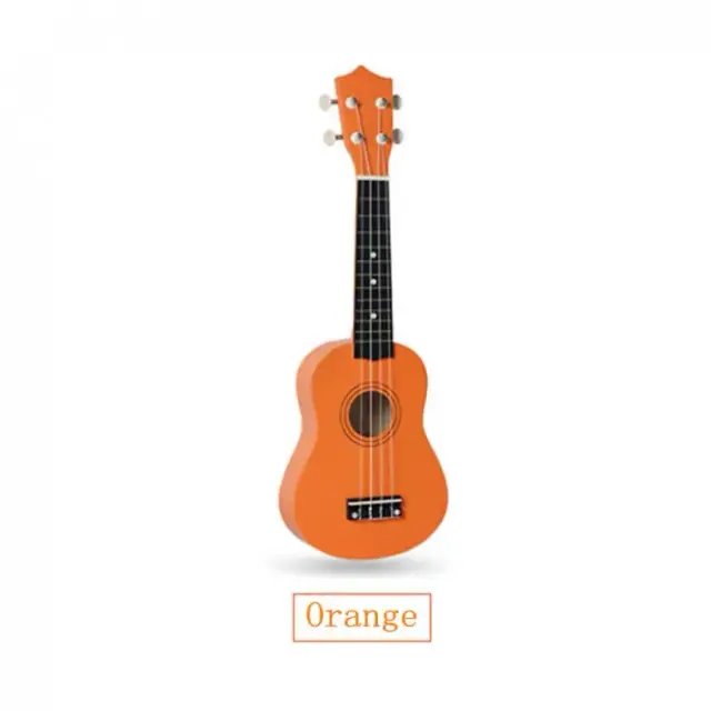 Ukelele Profissional Soprano de Basswood com Cores Vibrantes, 4 Cordas e Som Puro - Ideal para Iniciantes e Performances - 21 Polegadas