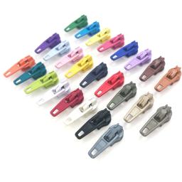 Puxadores de zíper 50 peças, puxador de zíper de nylon multicolor deslizante com zíper para costura - Image 2