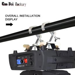 2 conjuntos de metal bloqueio rápido para dmx iluminação de palco com led movendo luzes da cabeça e luzes de palco gancho - Image 6