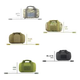 Tactical attache caso pistola tiro gama saco de arma bolsa revista para armazenamento de arma transporte - Image 1