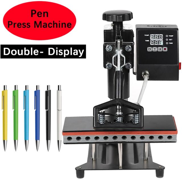 Máquina de Sublimação 12 em 1 para Canetas: Estampe até 12 Canetas Esferográficas com Prensa Térmica e Transferência de Calor DIY