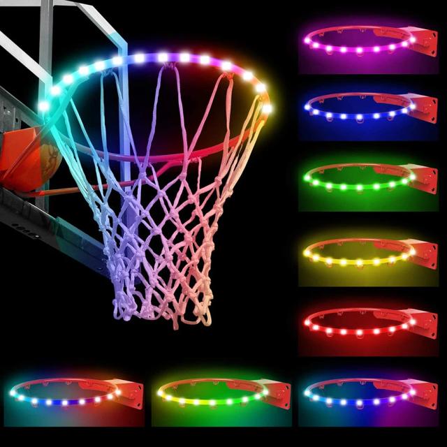 Aro de Basquetebol Conduzido: 8 Modelos Impermeáveis para Uso ao Ar Livre e Luz Solar para Crianças e Adultos