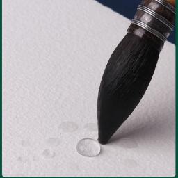 Arcos canson papel aquarela 300g, artesanato profissional de algodão para pintura artística/desenho, grãos médios e finos, 20 folhas de material de arte - Image 4